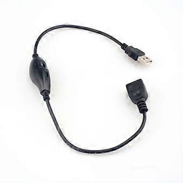 7530 5V USB Bærbar BBQ Blæser til Picnic Camping Luft Turbo Blæser Juster Hastighed