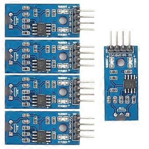 5 st 3144E Effekt Sensor Switch Hastighetsräkningssensor Modul Magnetisk Detektor 3.3-5V