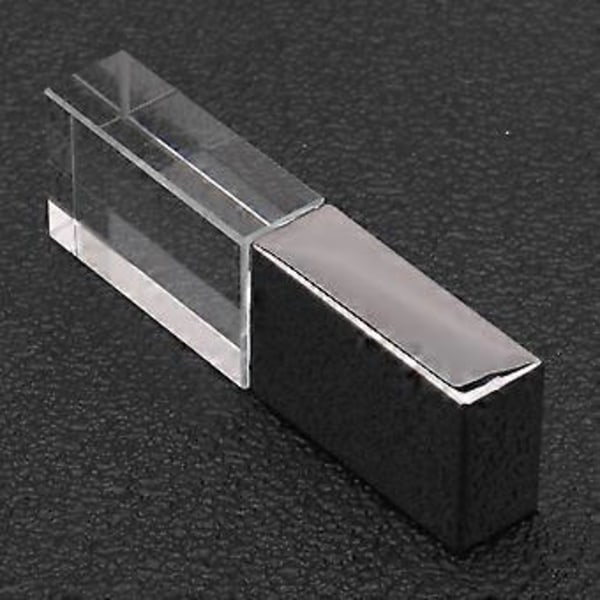Läpinäkyvä LED Metallinen USB-muistitikku 32gb USB-muistitikku 16gb