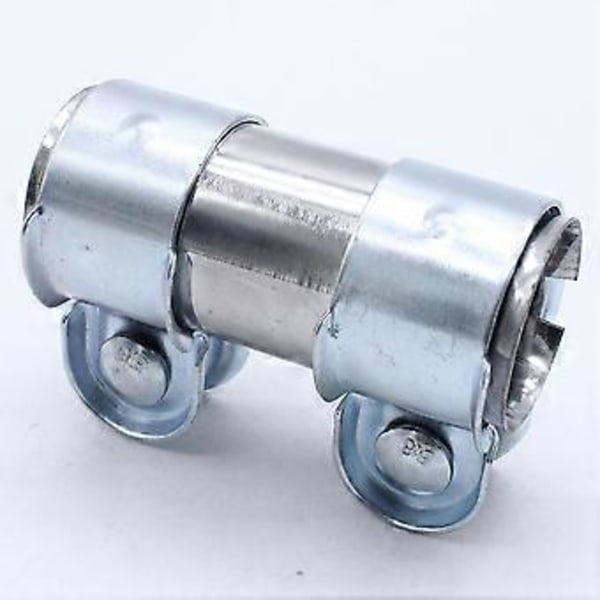 35mm x 95mm Rörkoppling Dubbelklämma Avgassystem Rörkoppling för Avgassystem Bilverktyg Bilmodifiering