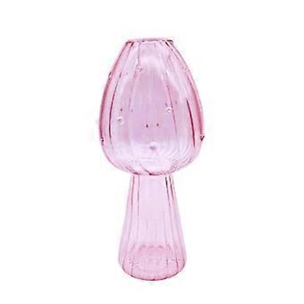 Svamp Glasvas Växt Hydroponisk Vas Hem Konst Transparent Aromaterapiflaska Liten Vas Bordsblomdekoration, E