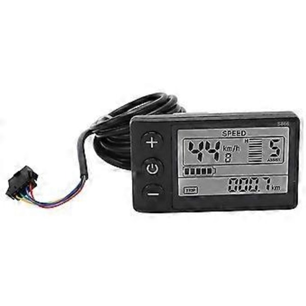 Elektrisk Cykel LCD Display, S866 LCD Display Sm Stik Elektrisk Cykel LCD Display Panel Ip65 Vandtæt
