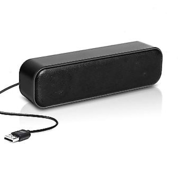 USB Computer Højttaler, kablet Mini Soundbar Højttaler til Computer