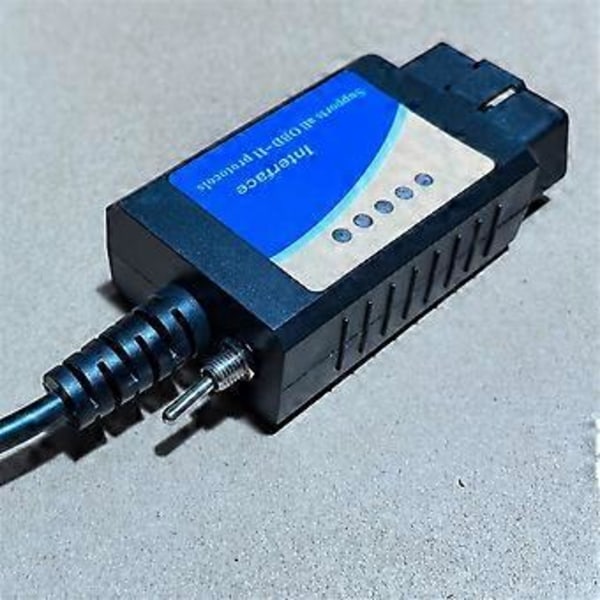 USB Auto Diagnostisk Skanningsverktyg Chip Programvara Usb OBD Kodläsare