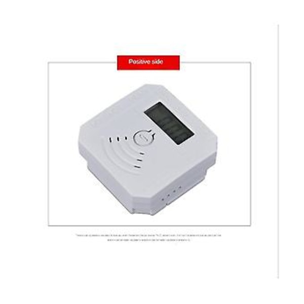 Mini Kolmonoxid Detektor, CO Kolmonoxidlarm Detektor Med Digital Display Och Ljudlarm, Offi