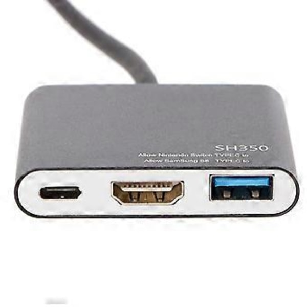 Usb C HDMI-kompatibel Konverter Adapter Kabel Hub 4K Slitesterk Kabel Konverter Android Skjermprojeksjon