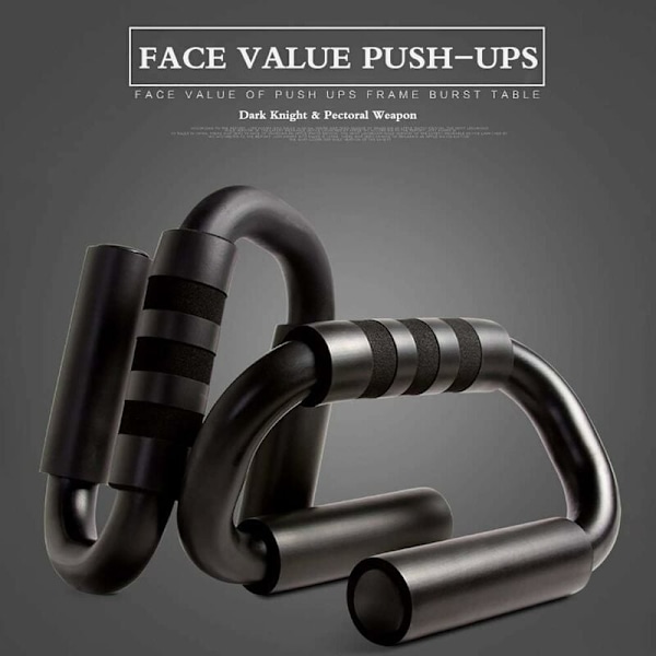 S-formet 1 par push-up håndtag push-up barer bryststangstøtte til mænd og kvinder træningsøvelser fitness bryst arm skulder-Fei Yu