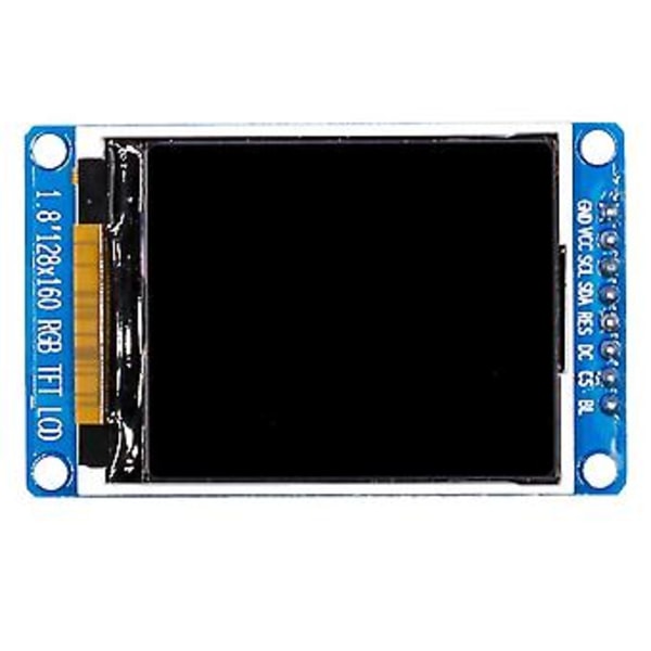 1,8 tommer LCD-displaymodul 128x160 RGB Spi Tft LCD-displaymodul St7735s 3,3v Udskift