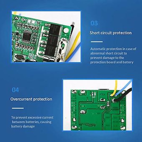 5s 18/21v 20a Batteribeskyttelseskort Bms Modul For Elektroverktøy 1