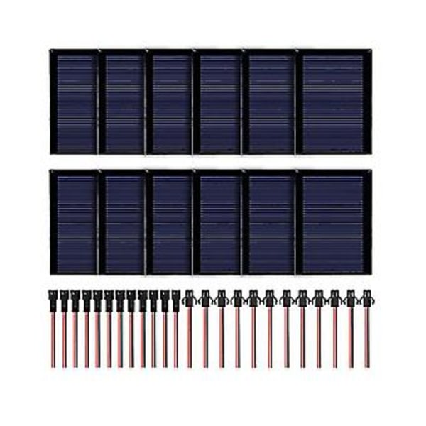 Mini Solpanel Pakke Med 12 Solcellepaneler Solpanel Til Solenergi, DIY, Projekter -