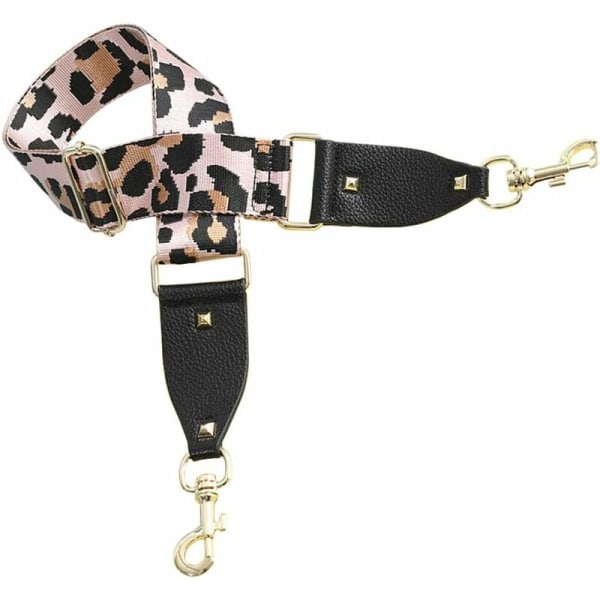 DENUOTOP Dam Crossbody Väska Stor Crossbody Färgglad Leopard Läder Crossbody Handväskor Crossbody Rem Justerbar Axelrem för Bil