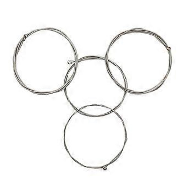 1,02 mm - 2,41 mm 4 Strenget Basstrengsæt Instrumenttilbehør Reservedel