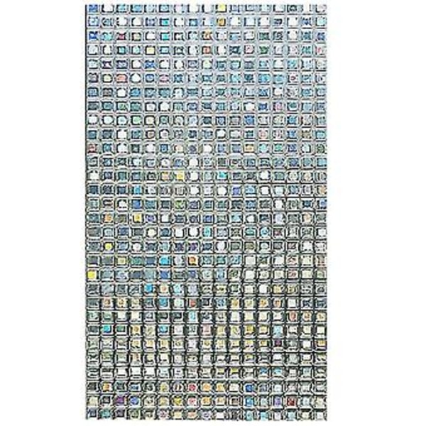 Sateenkaari Koristeellinen Ikkunakalvo Sävytty Staattinen Itseliimautuva Kiinnittyvä Lasitarra 3D Mosaiikki Yksityisyys G