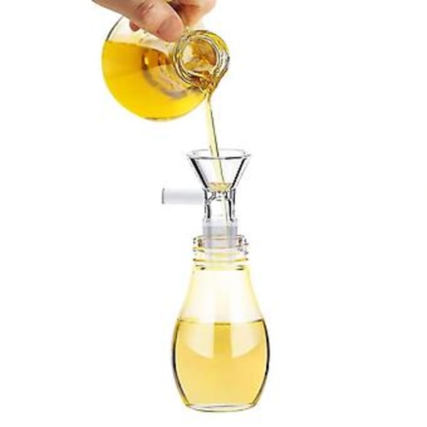 3 Stycken Glas Tratt Glas Skål Adapter Manuell Klar Diskställ Klar Hållbar Glas Tratt Skål