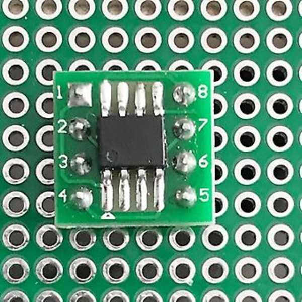 200 kpl Tssop8 Ssop8 Sop8 - Dip8 Pcb Sop8 Sop Siirtokortti Dip Pin Board Pitch -sovitin