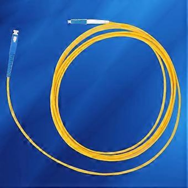 2 kpl 3 metrin LC/UPC - SC/UPC optisen kuidun patch-kaapeli, keltainen