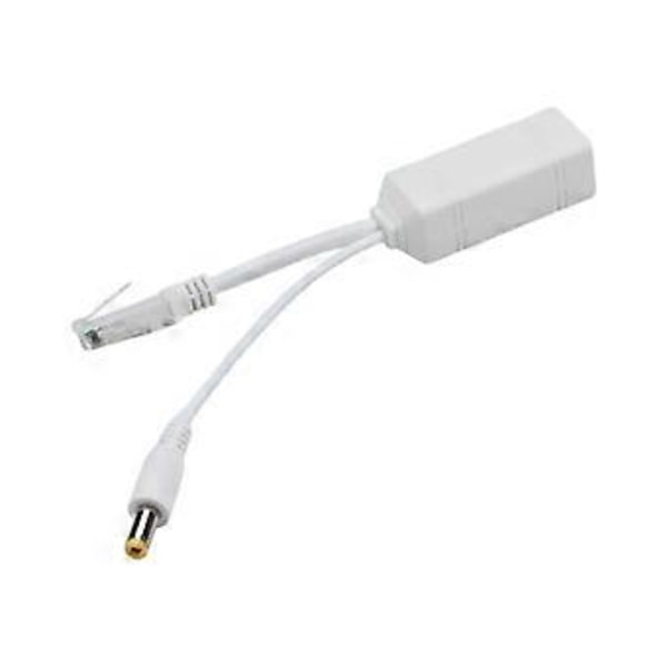 PoE Splitter 12V Output med IEEE 802.3af Standard 100M RJ45/DC5521 Udgang