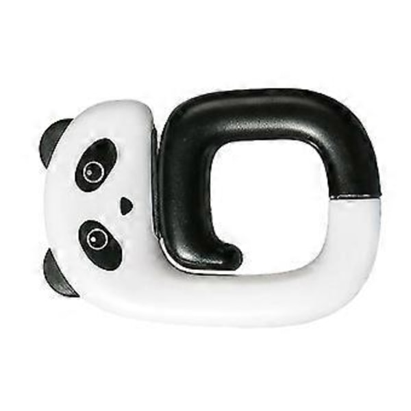 Pöytäkiinnitteinen laukkukoukku, söpö panda-design, kokoontaitettava, vahva kantavuus, pöydän alla oleva kuulokekoukku, pöytärepun pidike