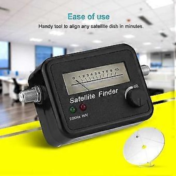 Satellittfinner Satellitt-TV Mottaker Digitalt Signalmeter Profesjonell Lokalisator