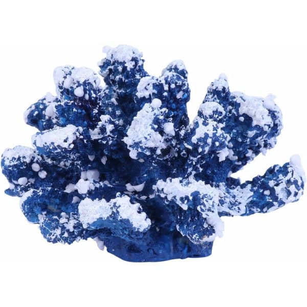 Artificial Coral Artificial Coral Ornament Aquarium Decoration Underwater Landscape (blått)