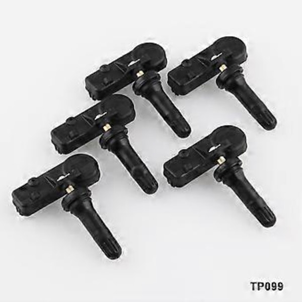 Däcktryckssensor TPMS Ersättning för Wrangler JK Ram Charger (5-pack) 56029398AB 68142397AA