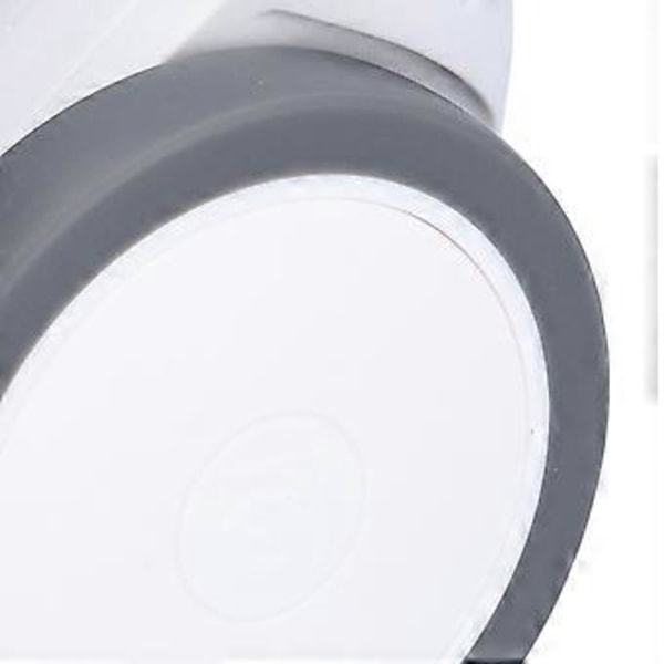 Hjul Kraftigt Universal TPR Tyst Svängbara Hjul med Broms M12 Gänga 4in