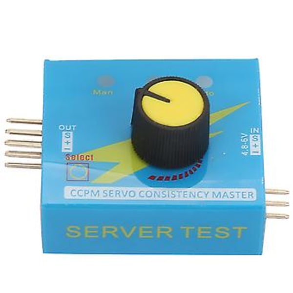 3-kanavainen Multi Servo Tester RC-moottorin ESC-testaus kolmivaiheisella ilmaisimella DC 4.2-6.0V