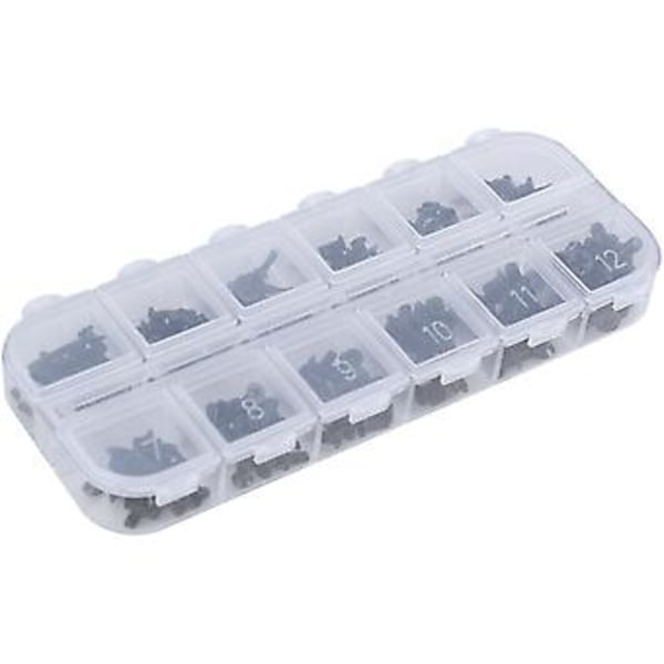 240 stk. Datamaskin M2 M2.5 M3 Skruesett -type Digital Elektronisk Skrue Metrisk System M2 M2.