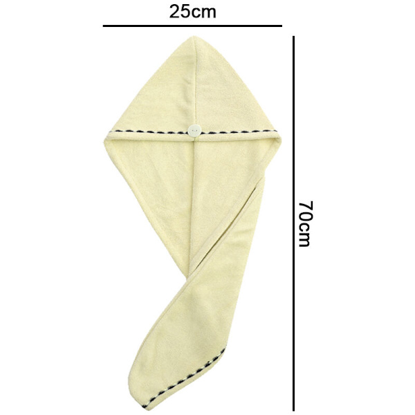 Hårhanddukar för kvinnor, 3-pack supermjuka absorberande mikrofiber turbaner twist hårwrap beige + ljusblå + ljusrosa