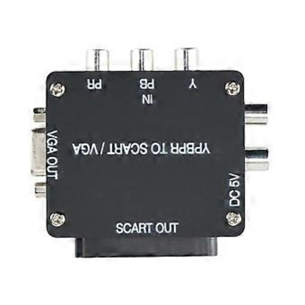 YUV - RGBS YPBPR - SCART YPBPR - VGA -komponenttimuunnin pelikonsoleille, RGBS - värierokomponentti