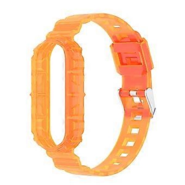 Silikon Klokkereim For Mi Band 4/3 Stropp Armbånd Glatt Reim