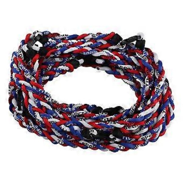 12 st Baseboll Halsband 45 cm, Lagpresent till Basebollfans (Röd, Blå, Vit)