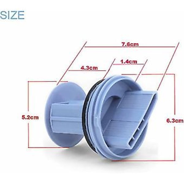 Avløpsplugg for Siemens, Bosch Wm1095/1065 Wd7205 Vaskemaskin