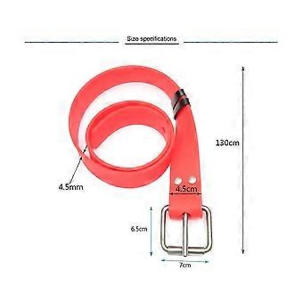 85cm-1. Silikon Dykbälte Midjevikt Snabbspänne För Scuba Fridykning Fiske-