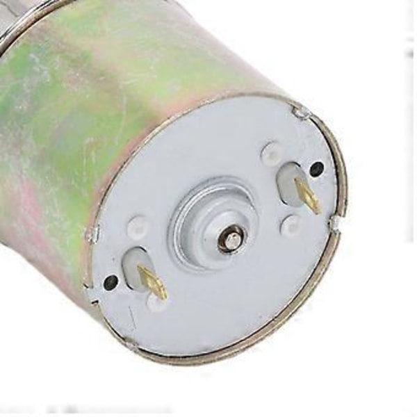 Pieni harjamoottori kiinnikkeellä, automaattinen lukitus, säädettävä nopeus, pieni koko, hidasvaihde moottori DC24V 10W 05 RPM