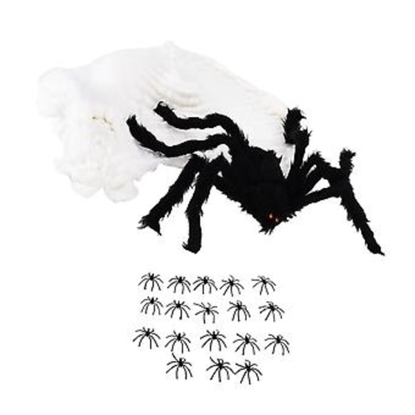Plys Spider, Dekorativ Spider Spøgelseshus Spider Halloween Dekor Spider Dekorationer til Halloween Hurtig Respons