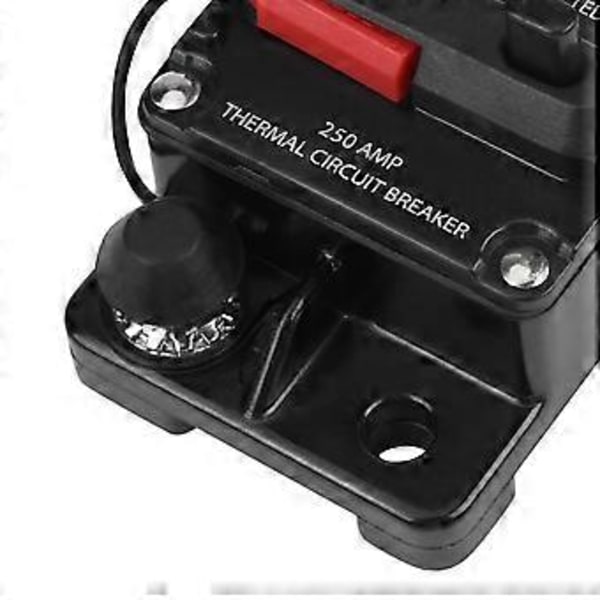 DC12V-42V Bilstereo Audio Inline Strömbrytare Manuell Återställning (250A)