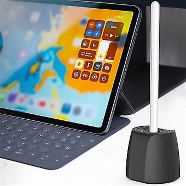 Bärbar Stylus Pen Laddningsstation Tillbehör Ställ Silikon Förvaring Laddare Hållare För 1/2-rosa