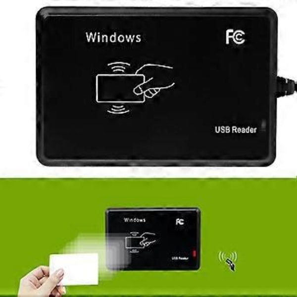 för Mifare-kort IC-kortläsare USB Hassel 13,56MHz MF1 S50 Thin33