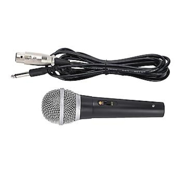 XLR Mikrofon med XLR til 1/4 Tomme Kabel o Tilslutning Håndholdt Mikrofon Egnet til Scene Karaoke Sang og Optagelse