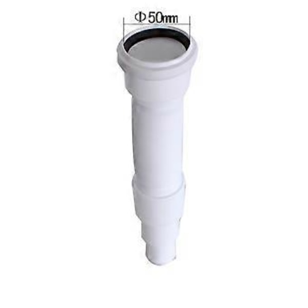 1 stk., Uttrekkbar 50 mm avløpsrør Hurtigkoblingsslange 5 cm Kobles bare til nedløpsrøret 5 cm utløpsrør