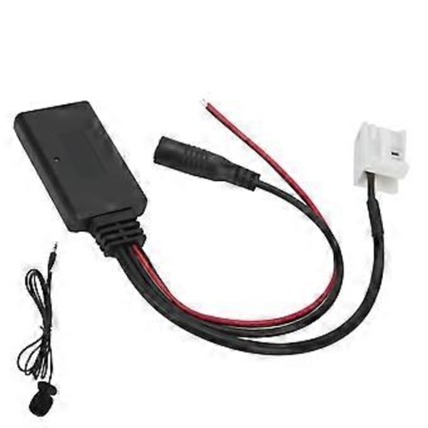 Handsfree-samtal förenklat: 12-Pin Bluetooth AUX-IN Adapter med Mikrofon för RCD210 RCD300
