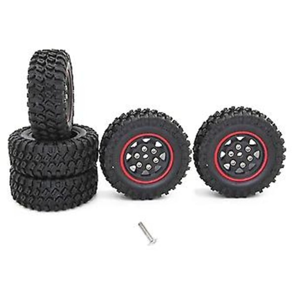 5kpl Kumiset Varaosarenkaat Pyörän Päivitystarvikkeet Xmykc01cm Jimny 1/16 Rc Crawler -auton Osalle