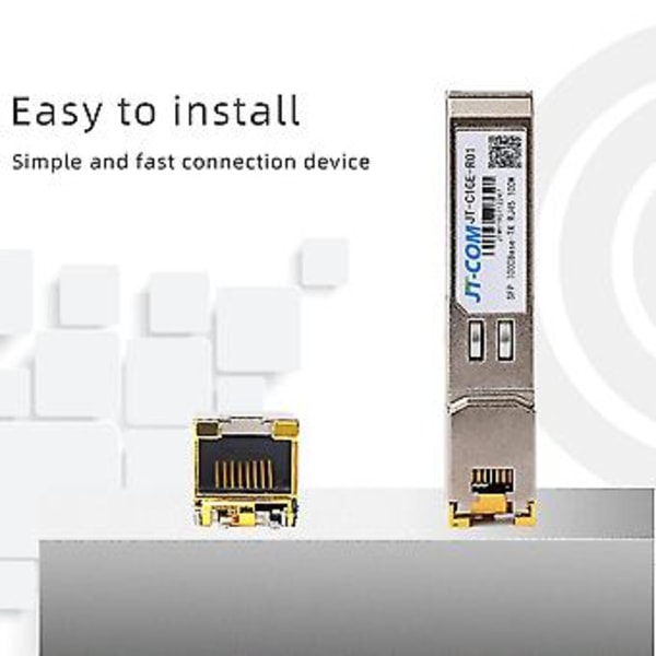 Jt-com Gigabit Rj45 Sfp Modul 1000mbps Sfp Rj45 Sfp Transceiver Modul Kompatibel Med Giga