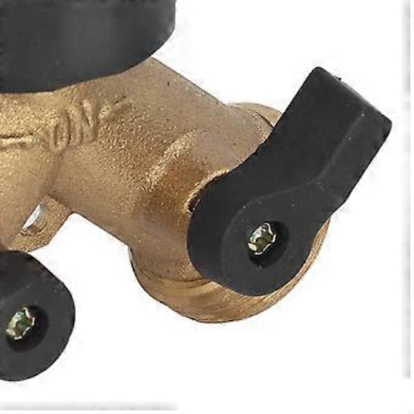 Kraftig haveslange splitter 2-vejs Y-stykke vandhaneforbindelse 3/4in udendørs vanding US Standard