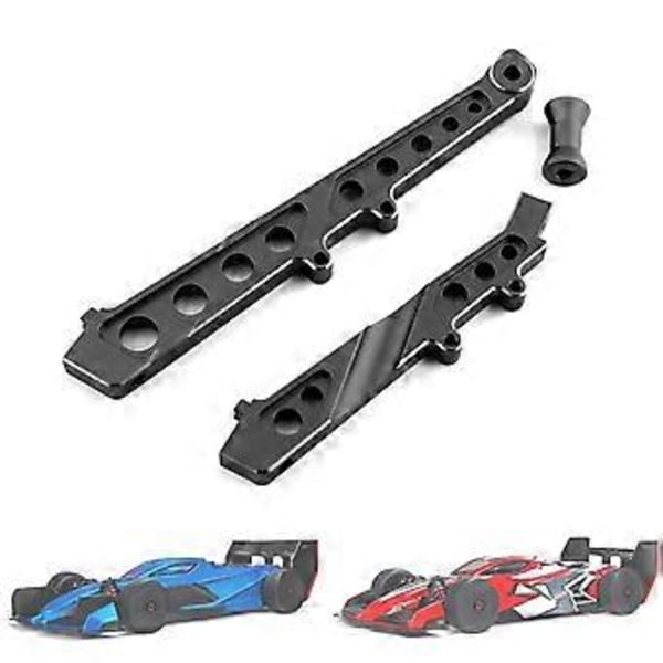 Alumiininen etu- ja takarungon tuki ARRMA 1/7 Limitless Infraction 6S RC-auton päivitysosille, musta