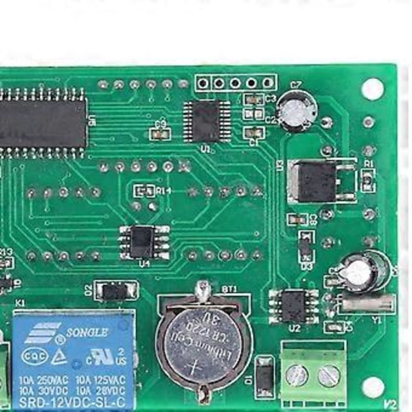 Digital Termostatmodul 24H LCD-skärm Timing Temperaturkontrollerkort för Maskinutrustning DC 12V