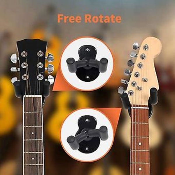3-pakning Gitar H, gitar-sd Metall Gitarfeste Med Skruer, for Akustisk Elektrisk B