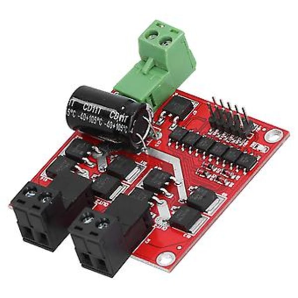 DC Motor Drivmodul Plast 2-Kanal PWM Högeffekts Elektronisk Komponent 160W
