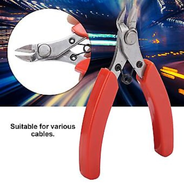 107F1 Mini Elektronisk Diagonal Tang Kabel Side Skærende Nipper Wire Cutter Håndværktøj S